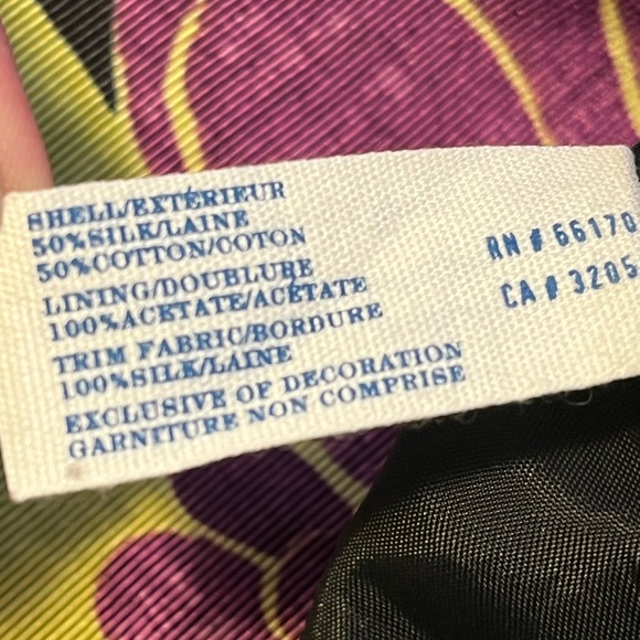 Women’s LEIFSDOTTIR Anthropologie Bold Floral Silk/Cotton Dress sz 4 - Picture 7 of 8